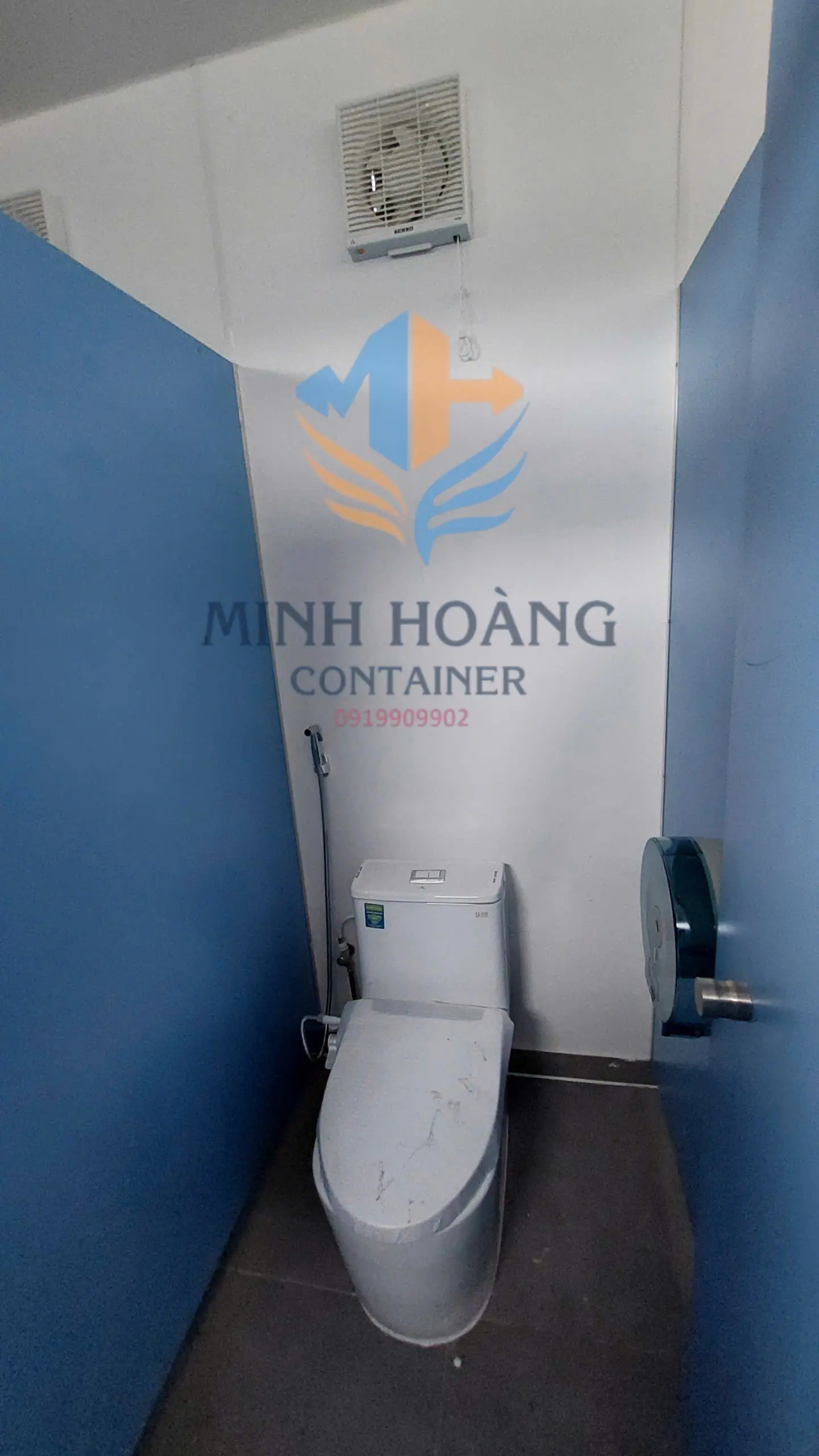 Container Văn Phòng 20 Feet Cam Viền Đen Mẫu 2