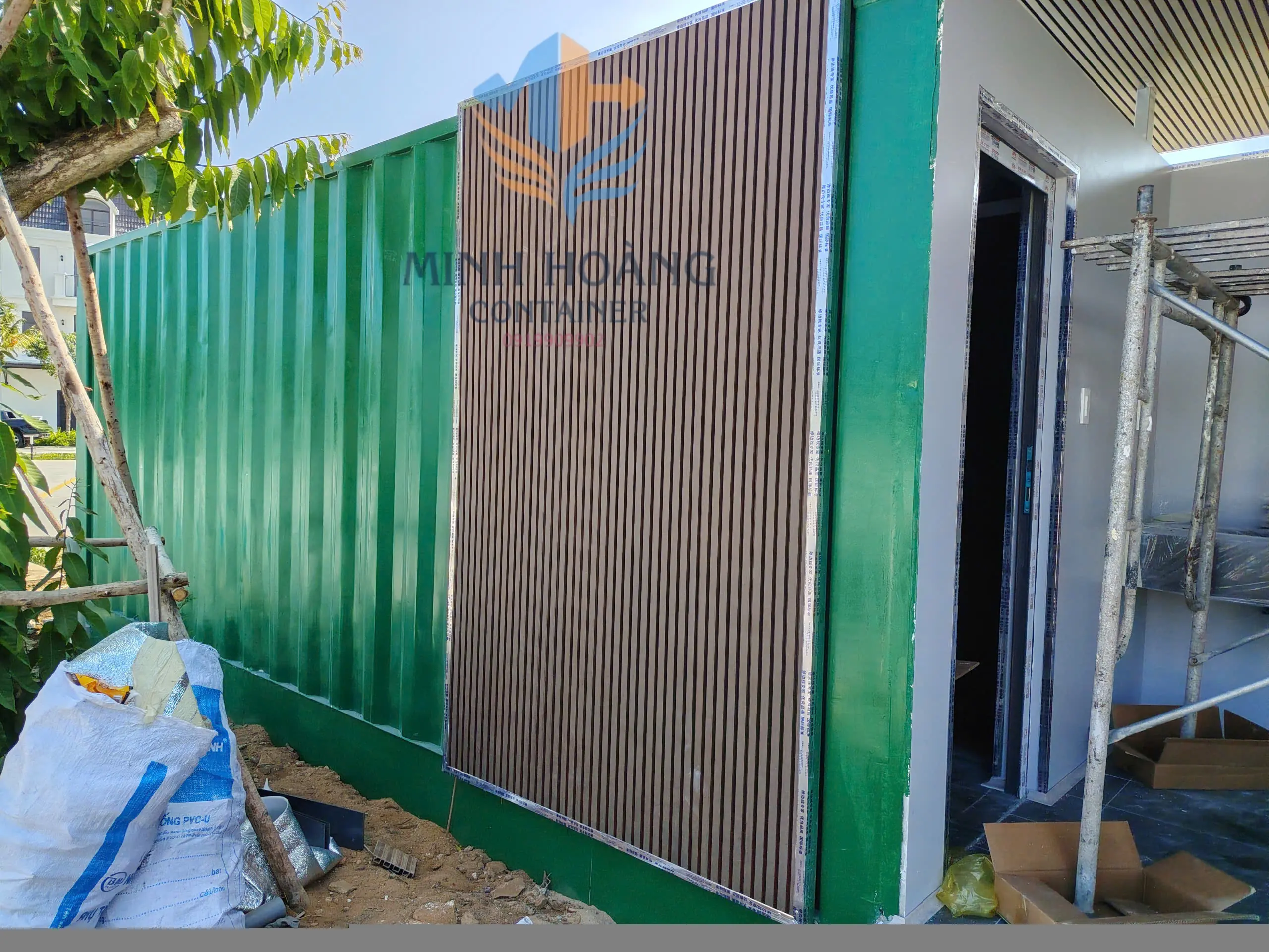 Container Toilet 20 Feet Xanh Lá