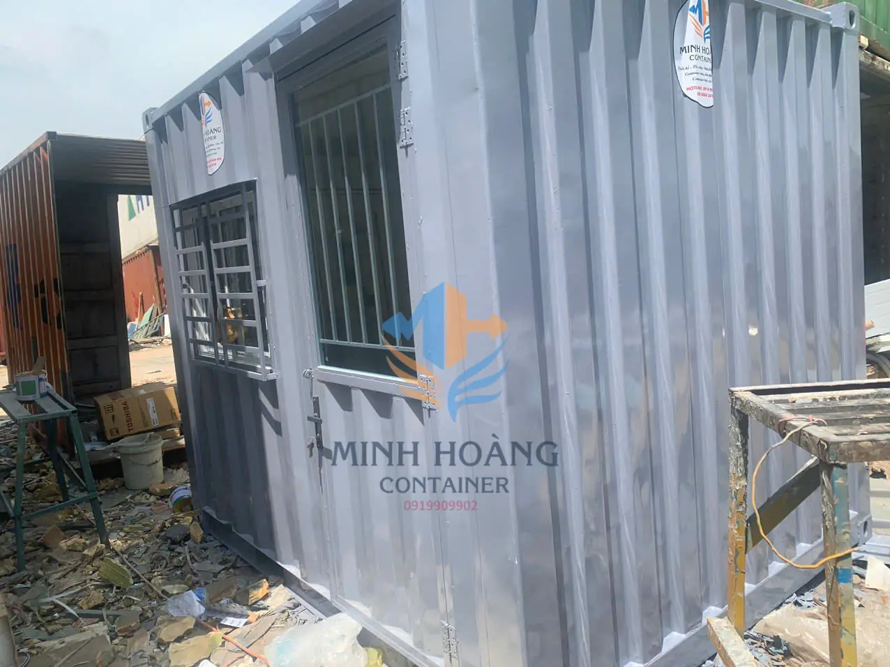 Container Văn Phòng 10 Feet Xám