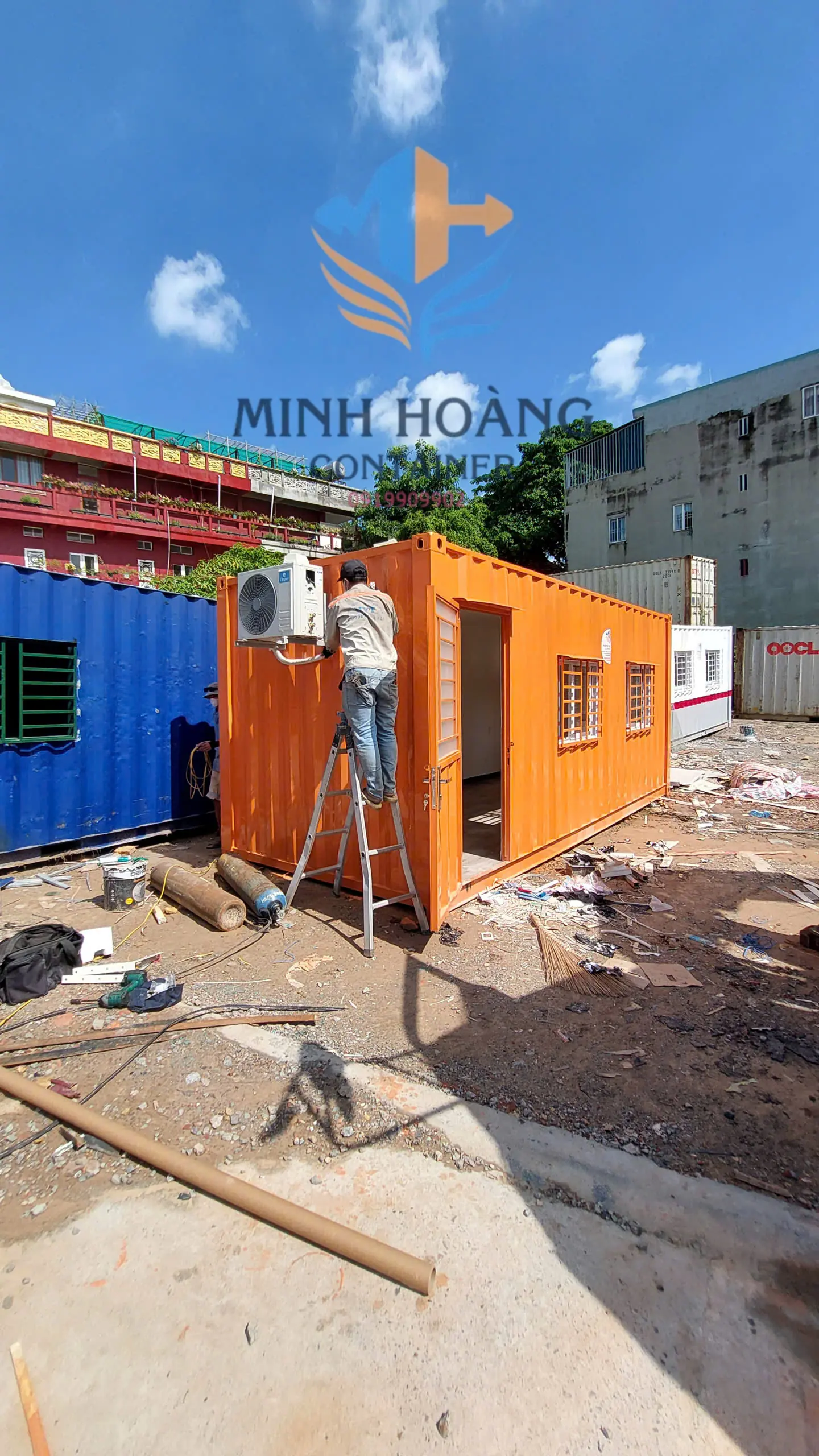 Container Văn Phòng 20 Feet Cam