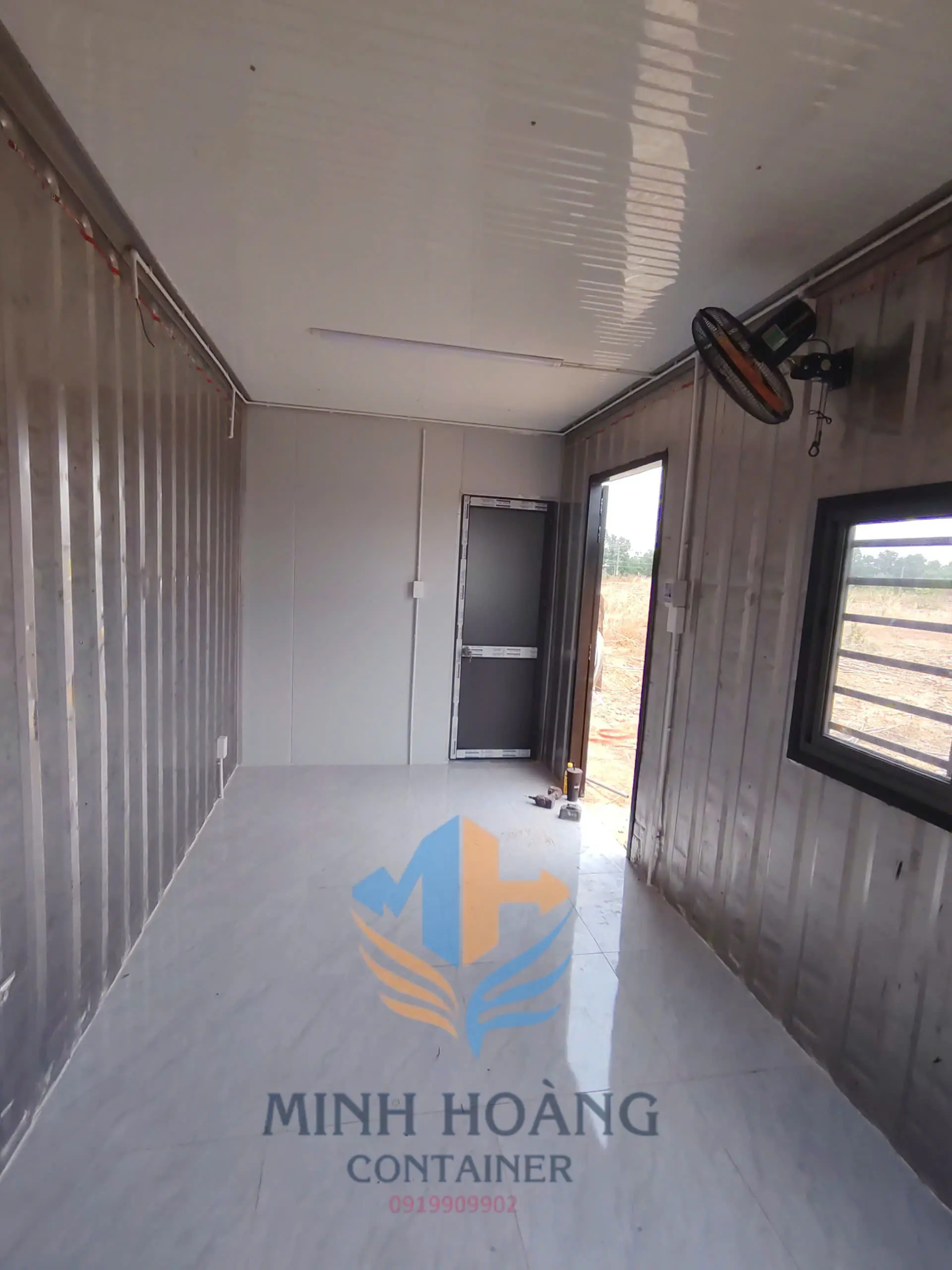 Container Văn Phòng 10 Feet Xanh Navy 