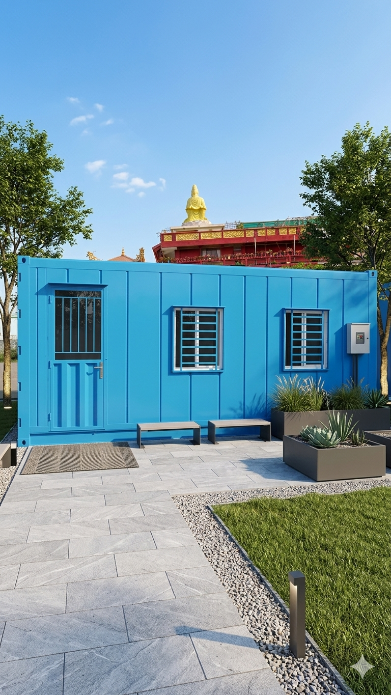 Container Văn Phòng 20 Feet Xanh: Hiện Đại, Đẳng Cấp & Tiện Nghi