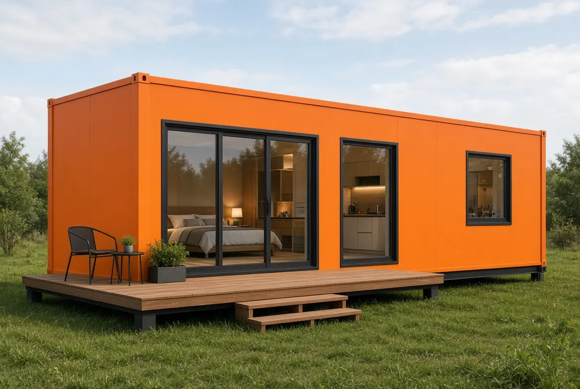 Container Homestay 40 Feet Cam Có Toilet